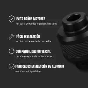 Topes contra caída para moto - Imagen 2