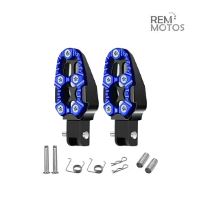 Pedalines estriberas reposapies para moto CNC