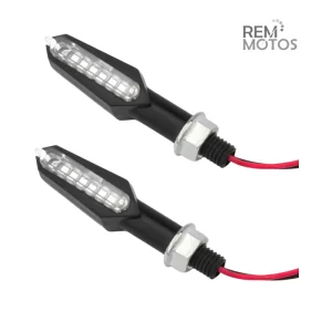 Intermitentes de giro LED para moto doble iluminación