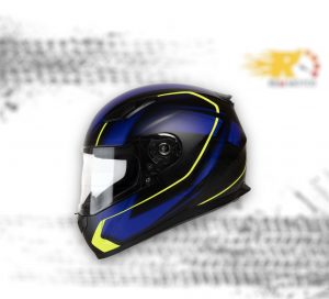 Casco moto Faseed 816 integral azul