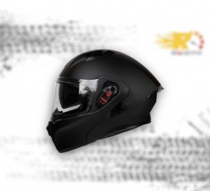 Casco moto ich 3120 abatible solid negro