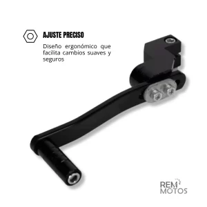 pata de arranque moto metal