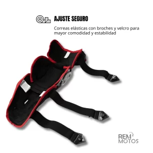 rodillera moto seguridad