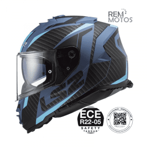 Casco integral LS2 ff800 storm racer azul matte