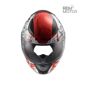 casco-moto-LS2-rojo