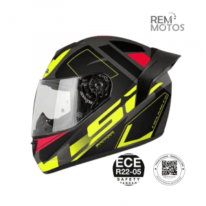 Casco integral LS2 ff352 Evo Cypress negro amarillo matte