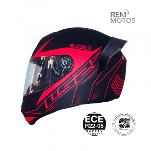 Casco integral LS2 ff352 Evo Light rojo matte