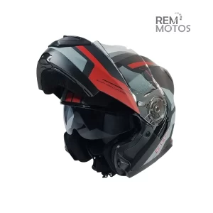 compra casco abatible GHB 160 rojo