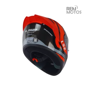 casco integral LS2 rojo