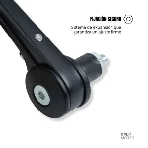 Espejos retrovisores para manillar de moto - Imagen 4