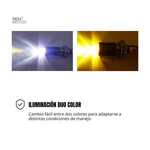 Ampolleta H-4 LED Para Moto Ojo De Ángel 20W - Imagen 2